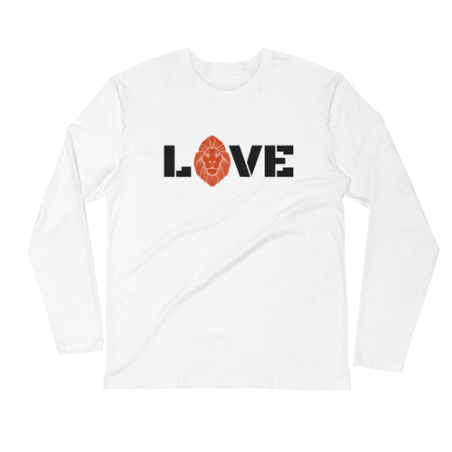 LIONS LEAD - LOVE - Long Sleeve Fitted Crew