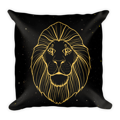 LIONS LEAD - LOGO - Premium Pillow