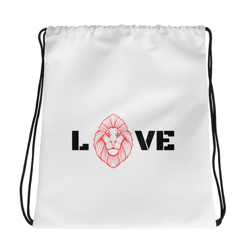 LIONS LEAD - LOVE - Drawstring bag